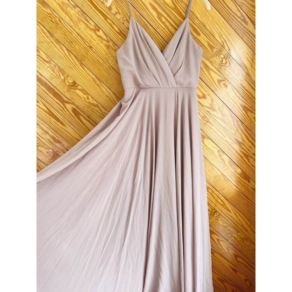 Elegant Mauve Evening Gown - Picture 7 of 12